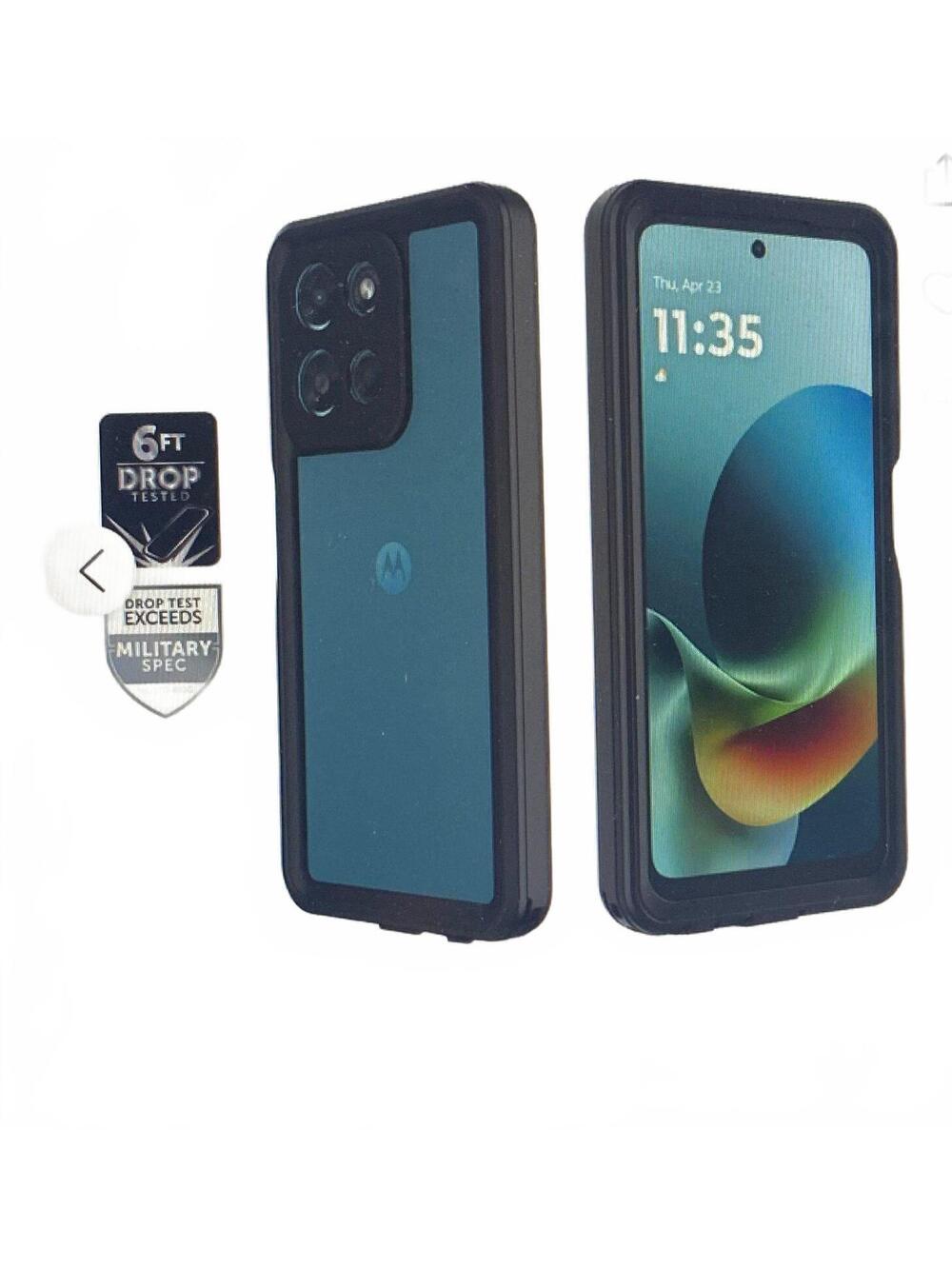 Body Glove Tidal Waterproof Case for Motorola moto g Play (2026) Black/Clear